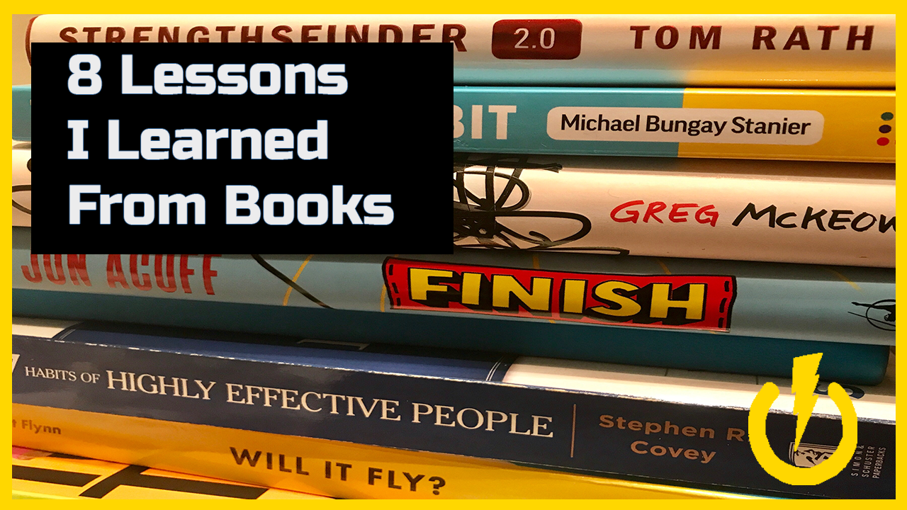 8 lessons I learned form books