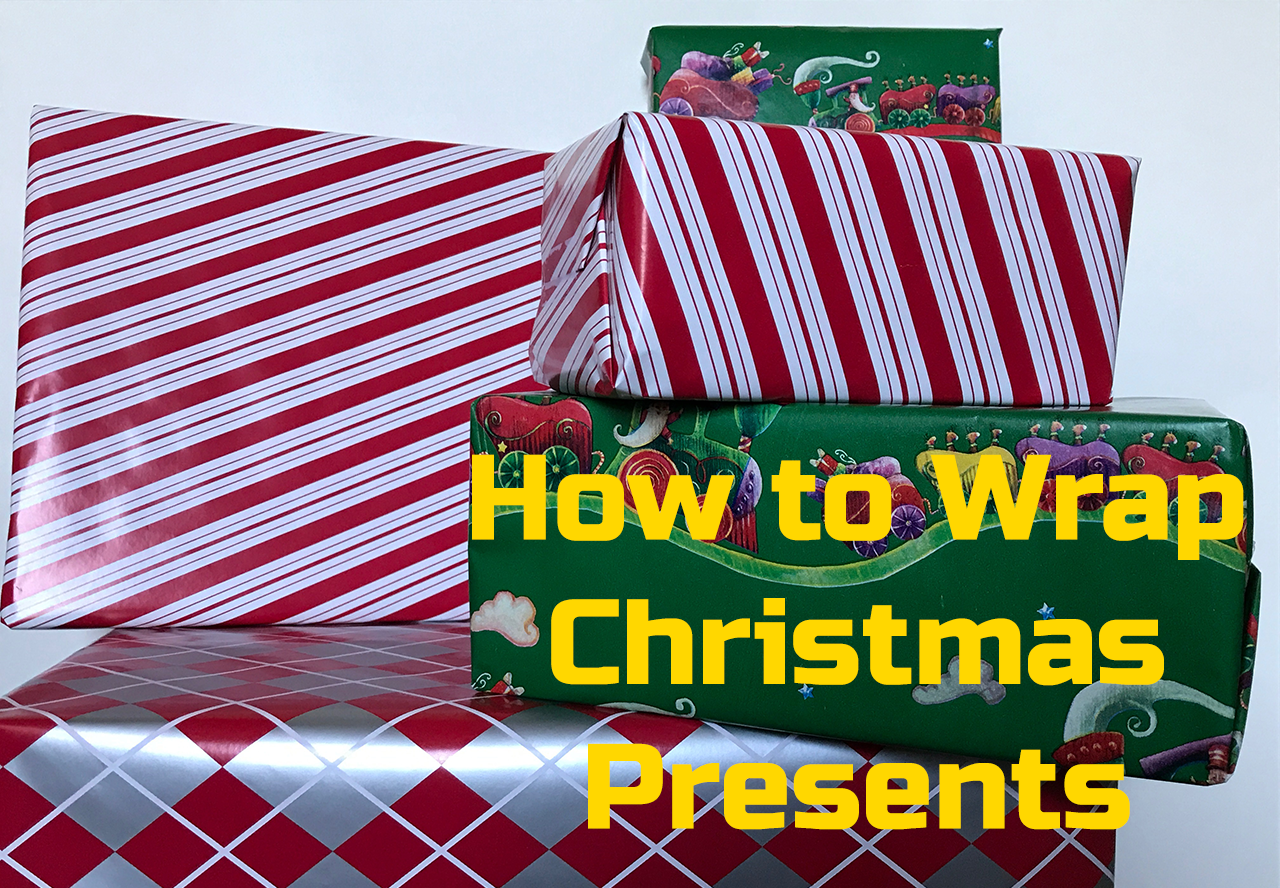wrap a Christmas present